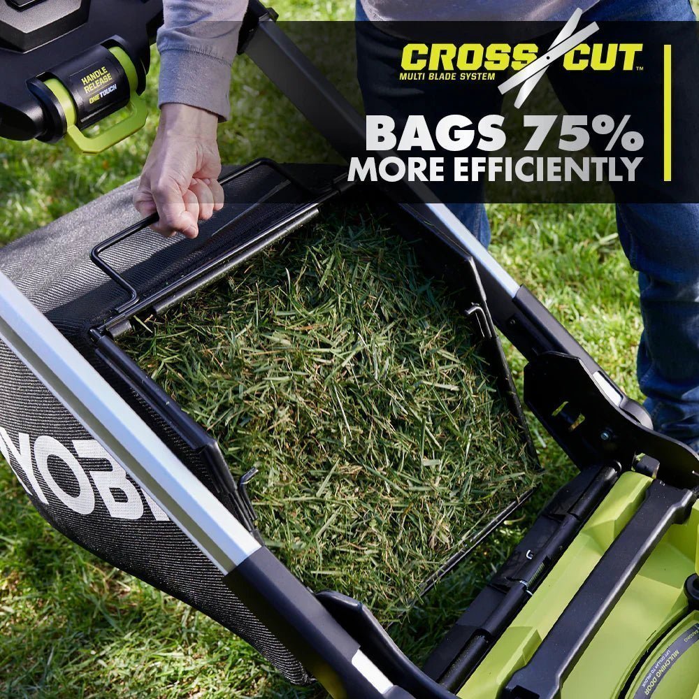 RYOBI 40v Hp brushless 21″ self-propelled AWD dual-blade mower kit - Image 9