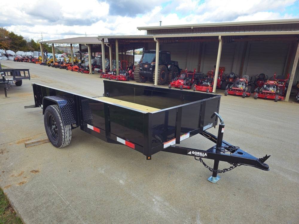 5′ X 10′ Utility Trailer Straight Deck 18″ Sides Tall Gate - Image 20